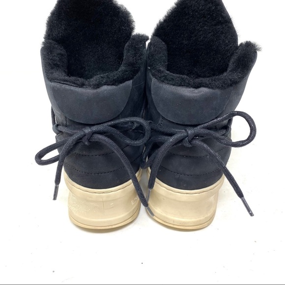 Filling Pieces | Shoes | Filling Pieces Black High Top Fur  Filling Pieces Black High top fur lined fashion shoes Mondi Shark Depok